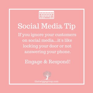 social media tip, engage